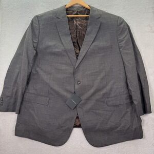 NEW J Hilburn Vitale Barberis Canónico Mens Blazer 58R Houndstooth 100%‎ Wool